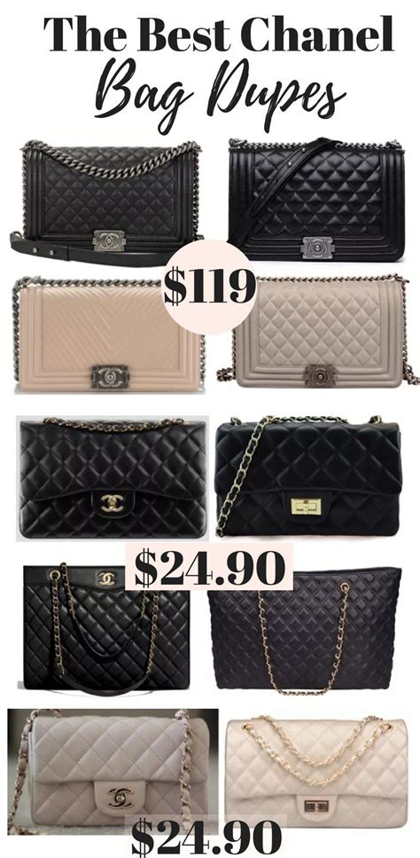 chanel boy bag dupe amazon|chanel bag look alike.